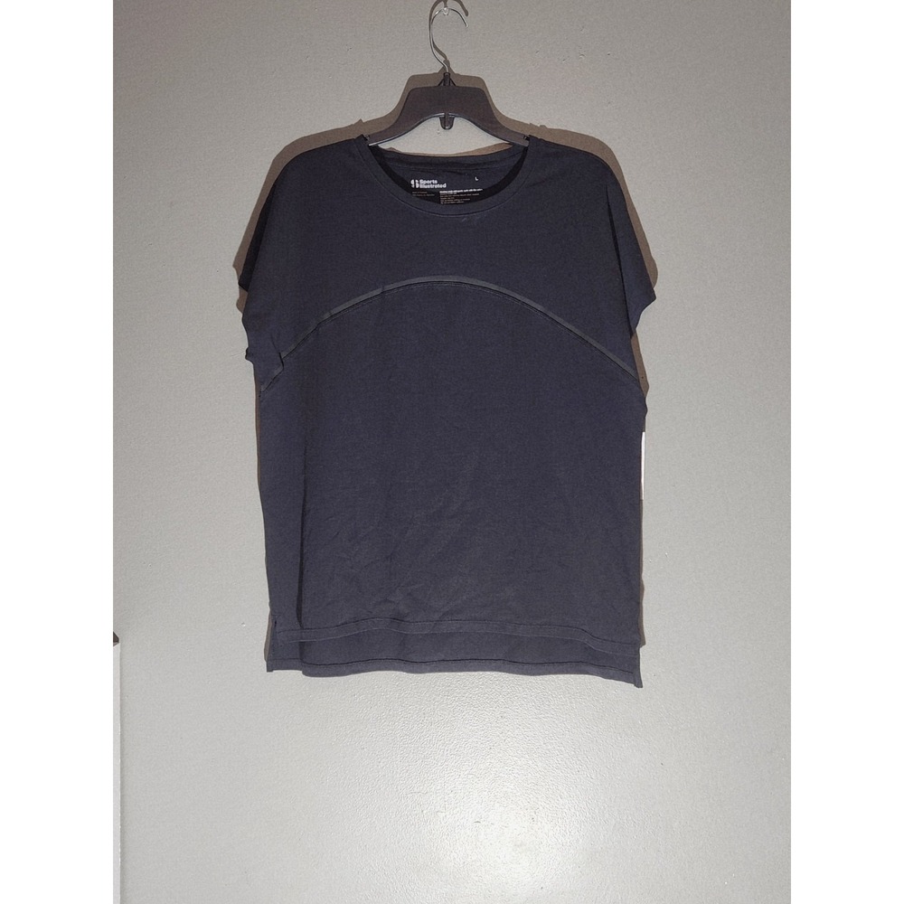 Sports Illustrated T-Shirt Women's Large Black Sleeveless New With Tags